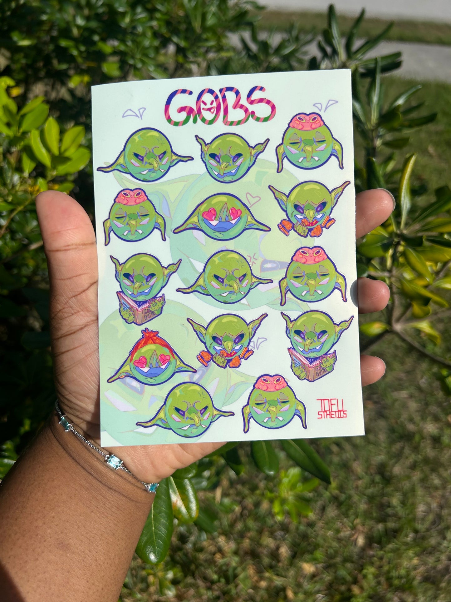 Goblin Sticker sheet