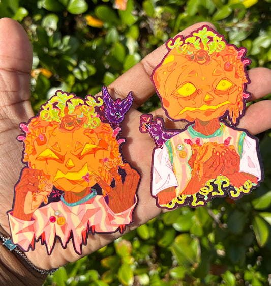 Pumpkin Gore-lore Sticker