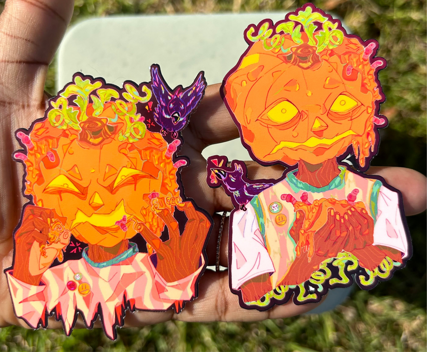 Pumpkin Gore-lore Sticker