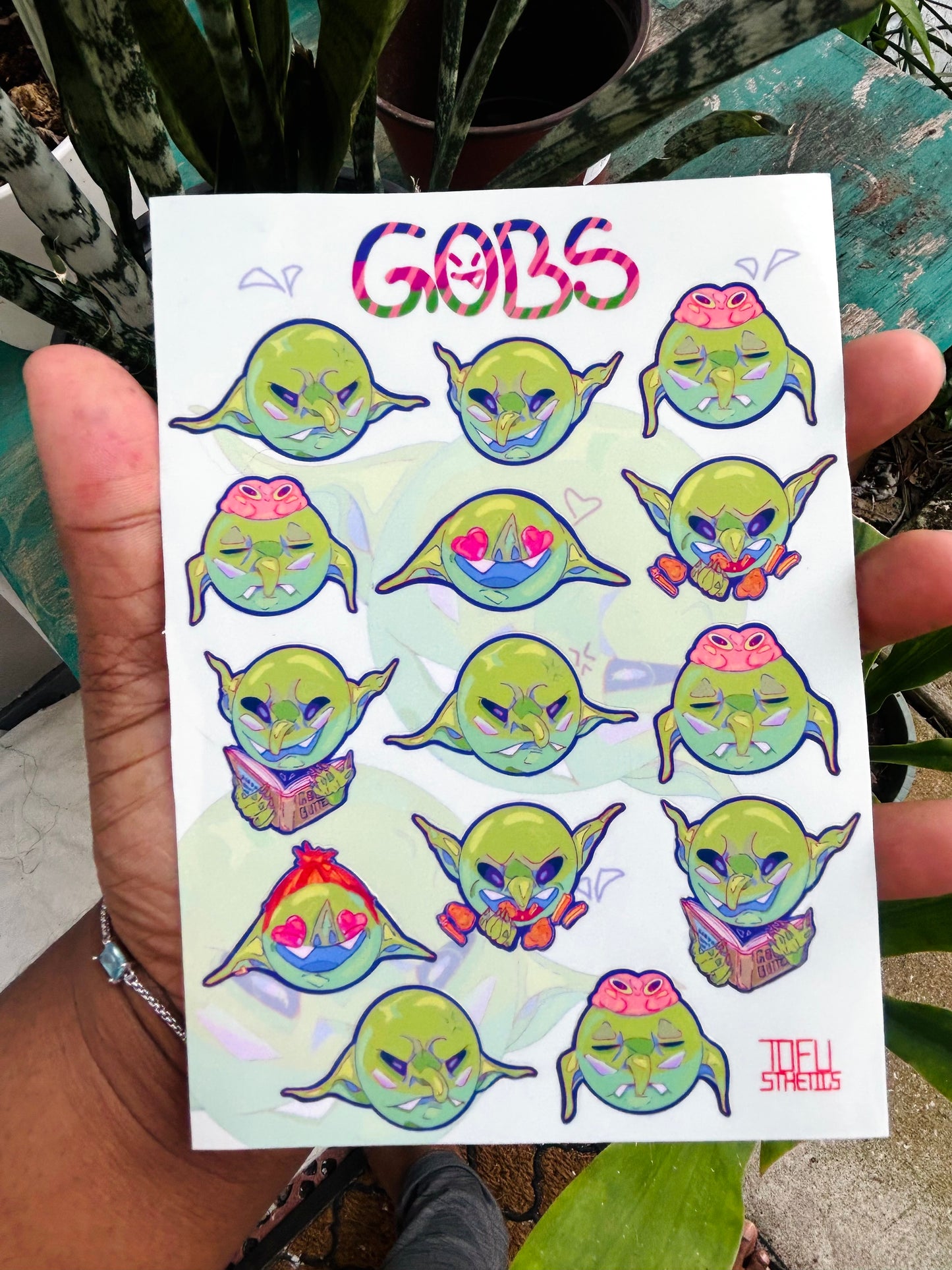 Goblin Sticker sheet