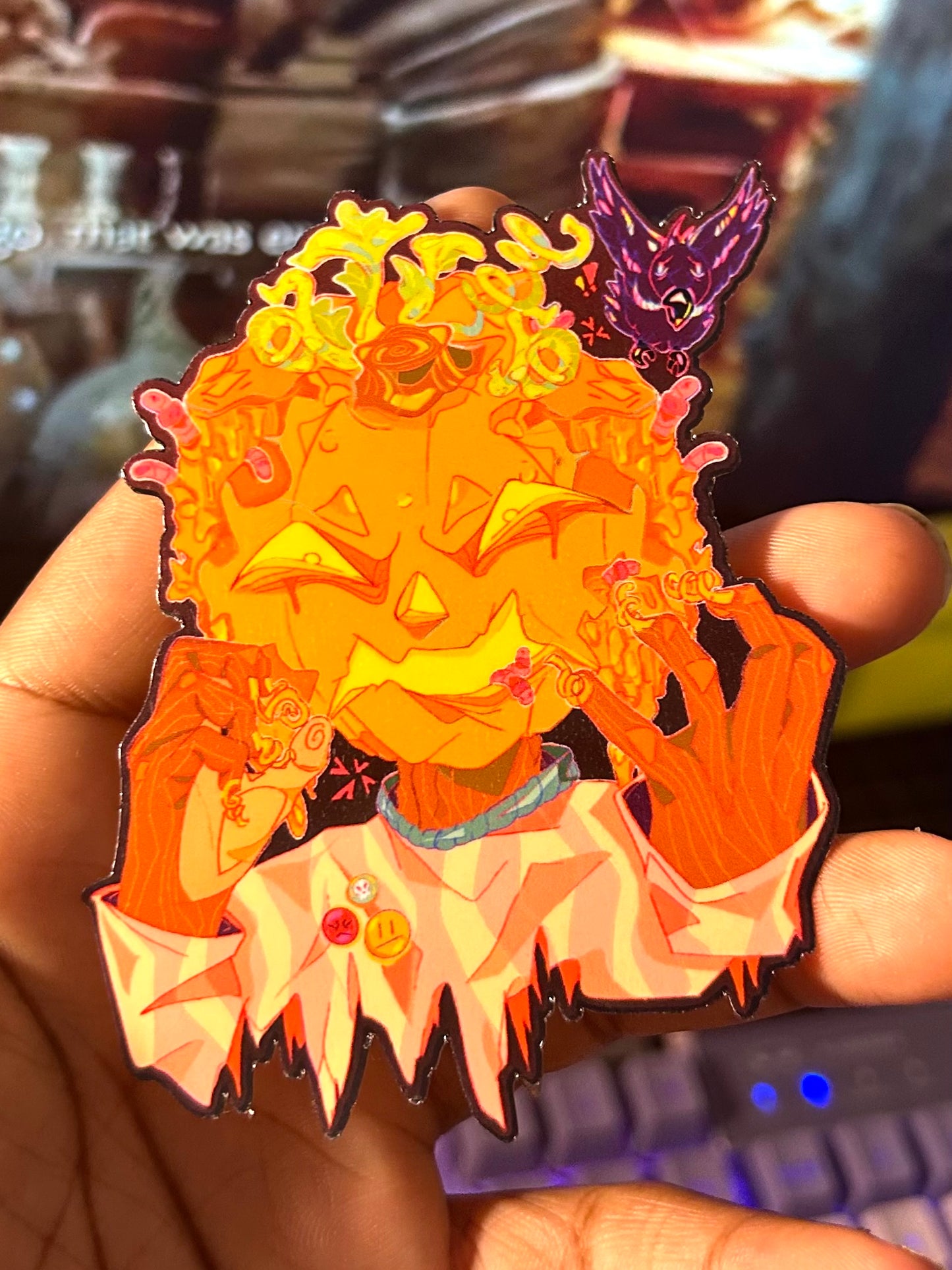 Pumpkin Gore-lore Sticker