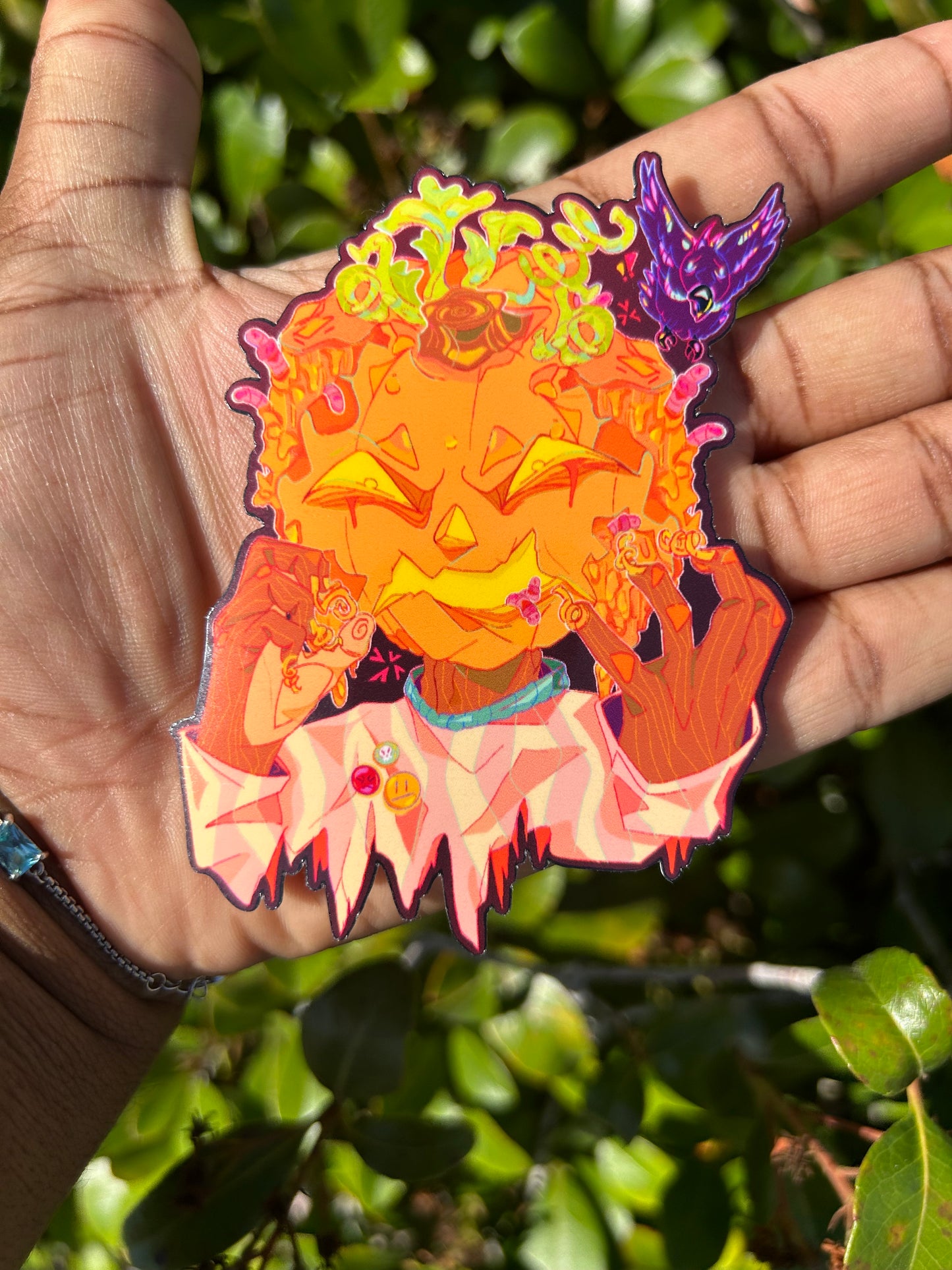 Pumpkin Gore-lore Sticker