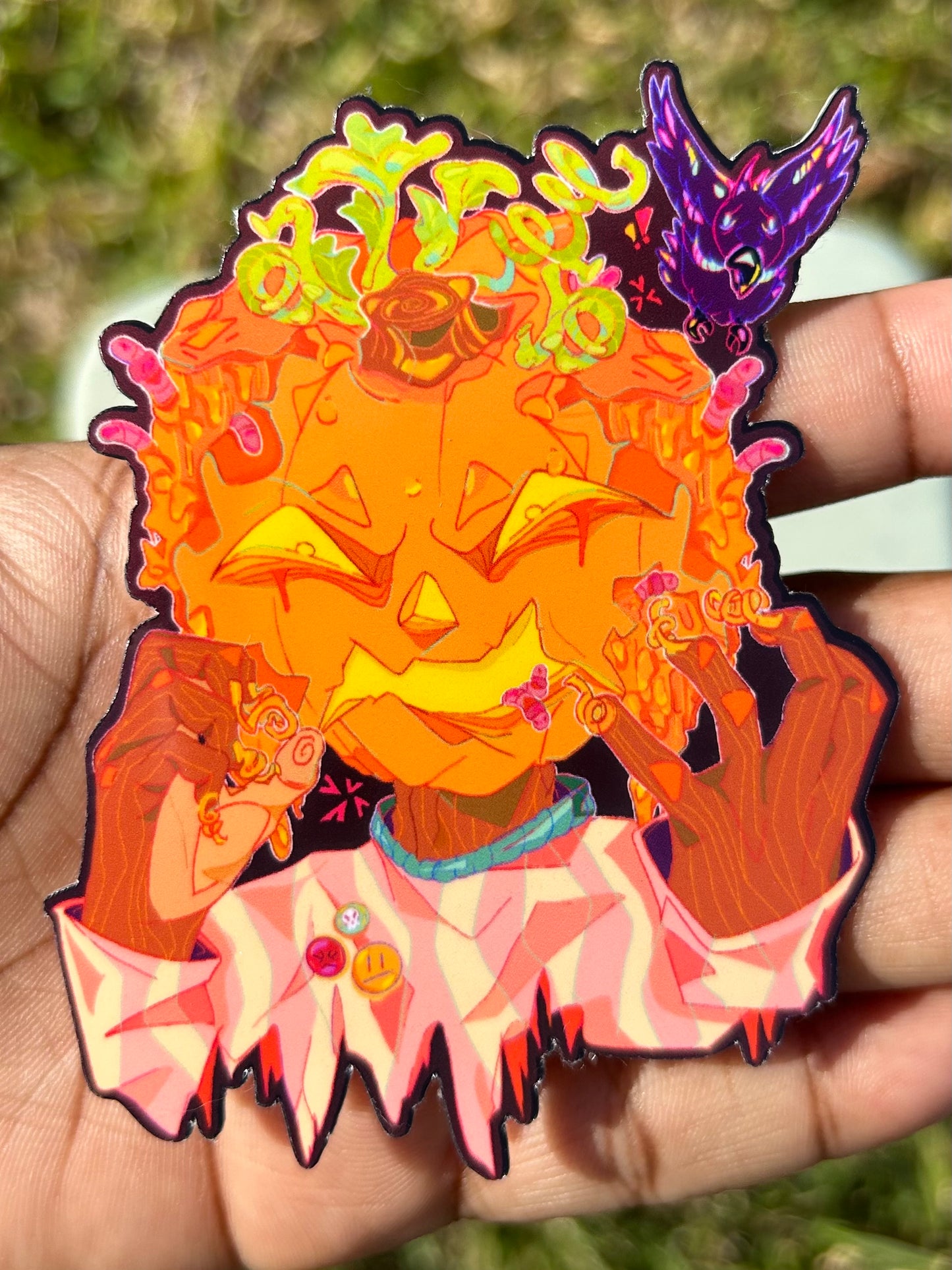 Pumpkin Gore-lore Sticker