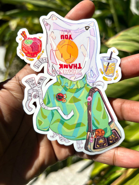 Thank you! Come Again Sticker