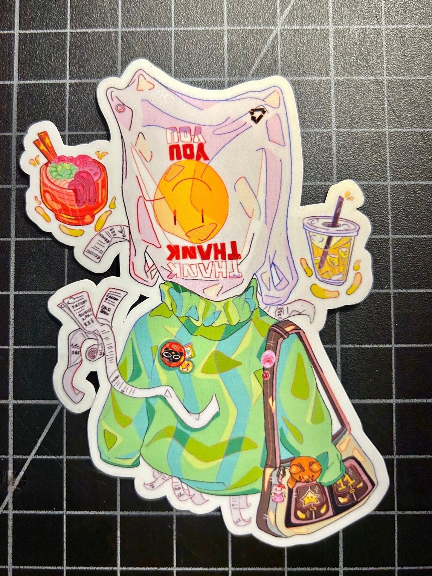 Thank you! Come Again Sticker