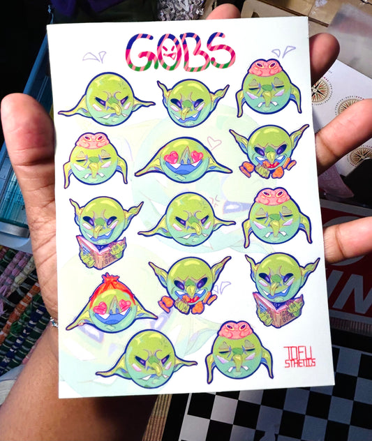 Goblin Sticker sheet