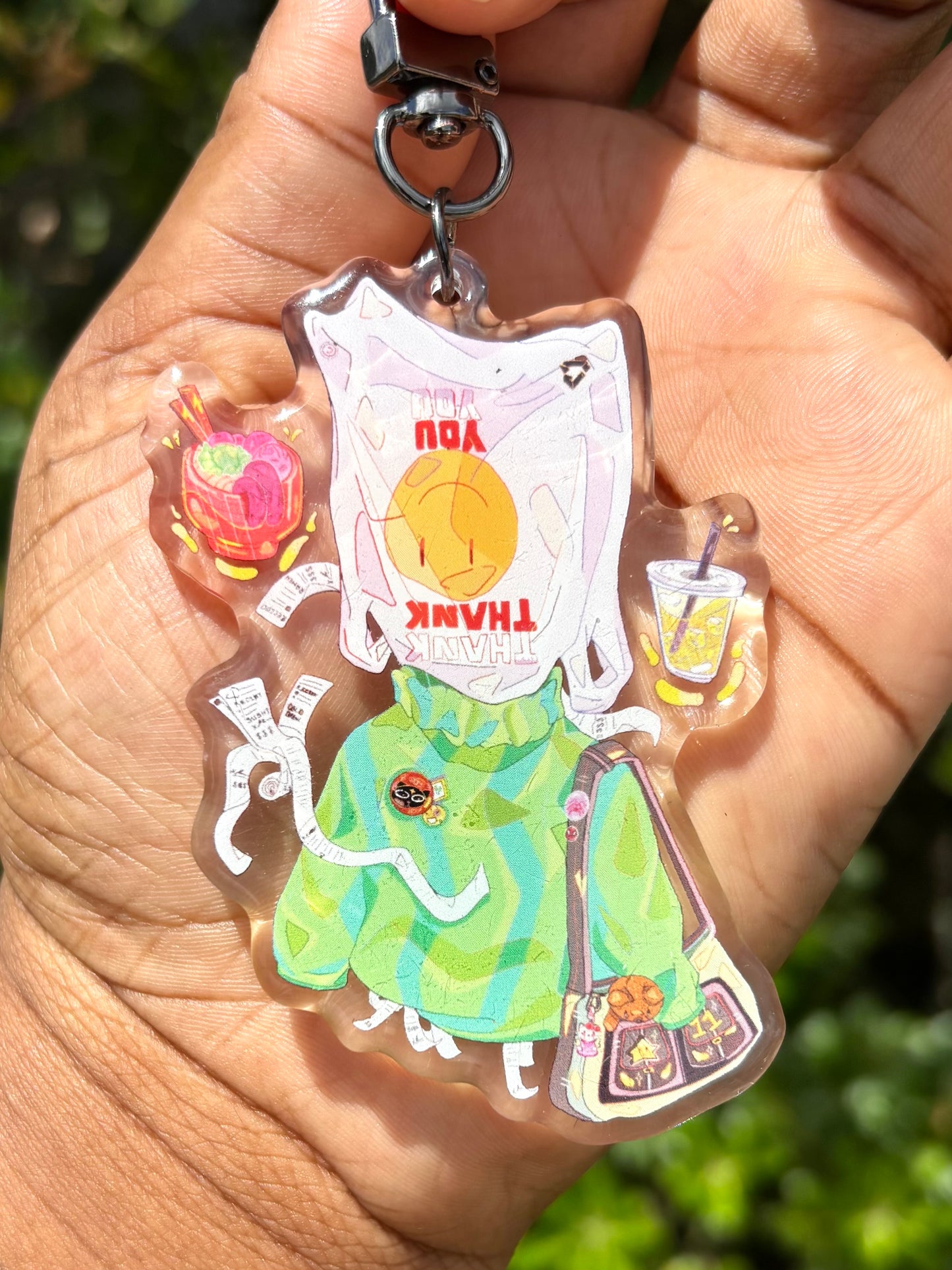 THANK YOU COME AGAIN KEYCHAIN!