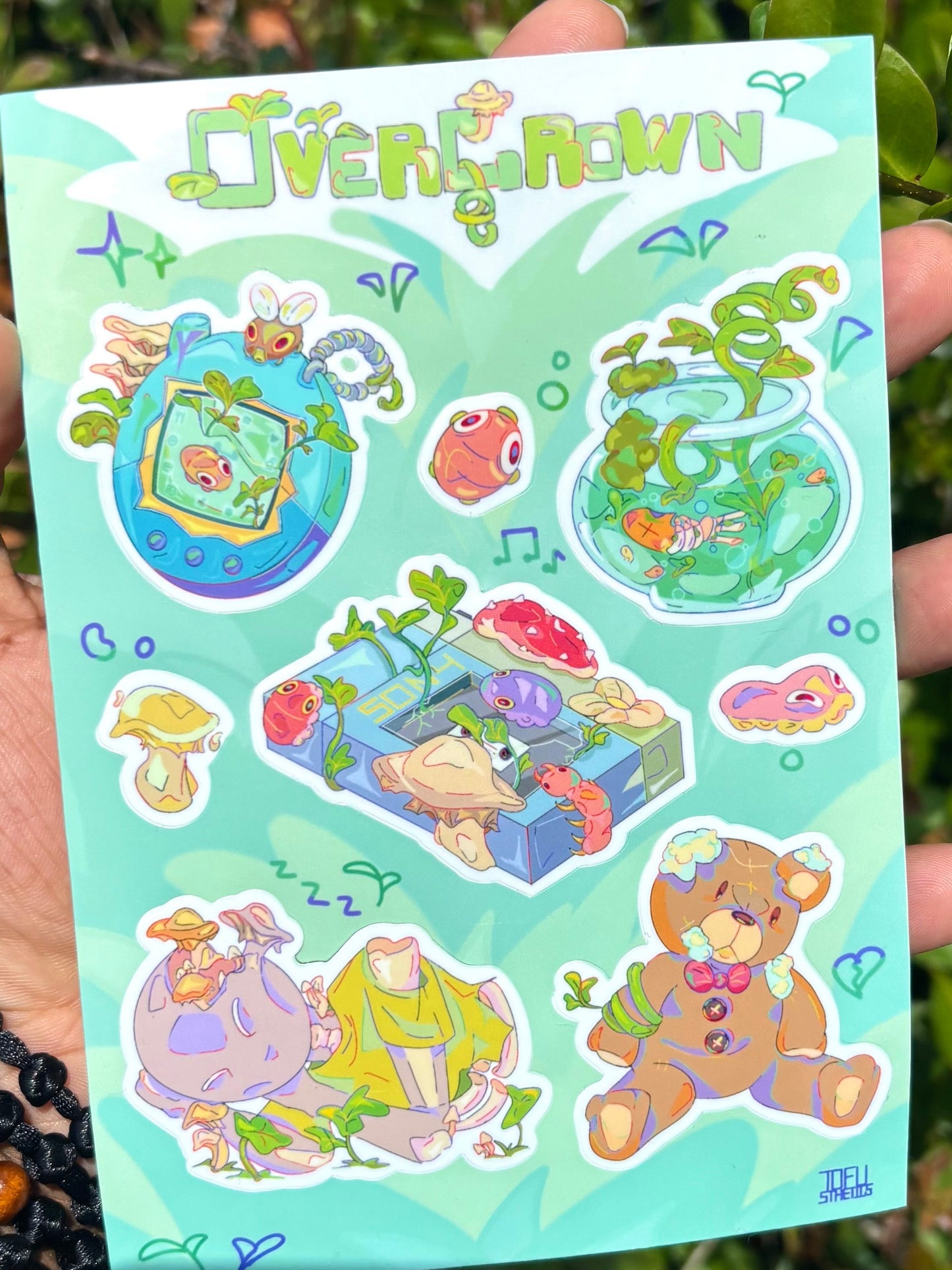 OVERGROWN  Sticker Sheet