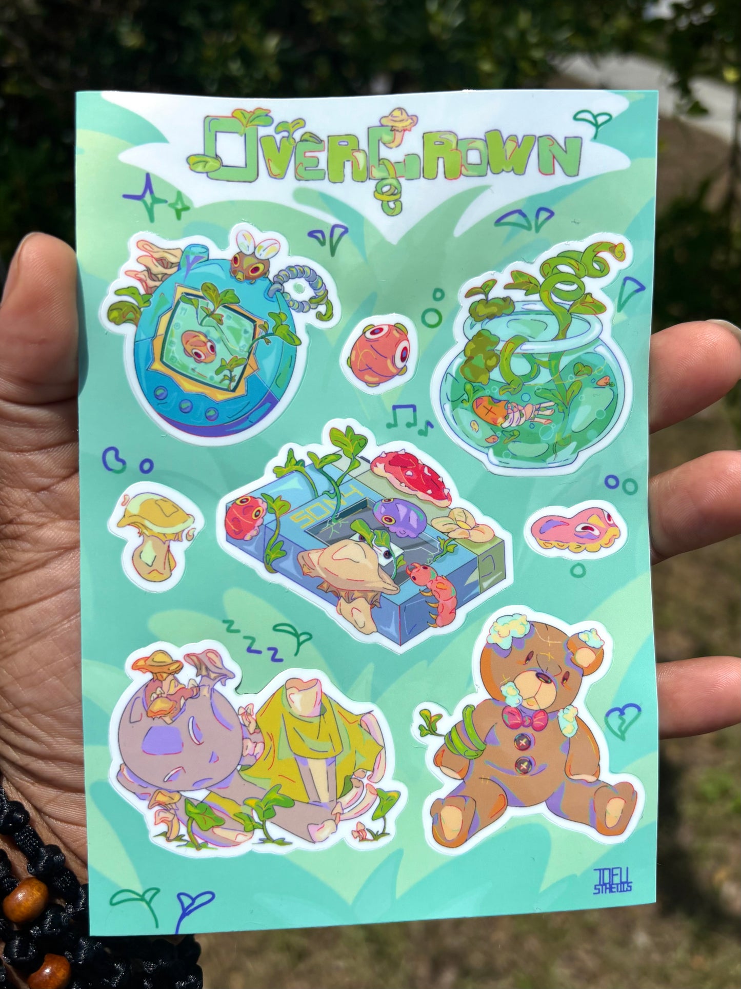 OVERGROWN  Sticker Sheet