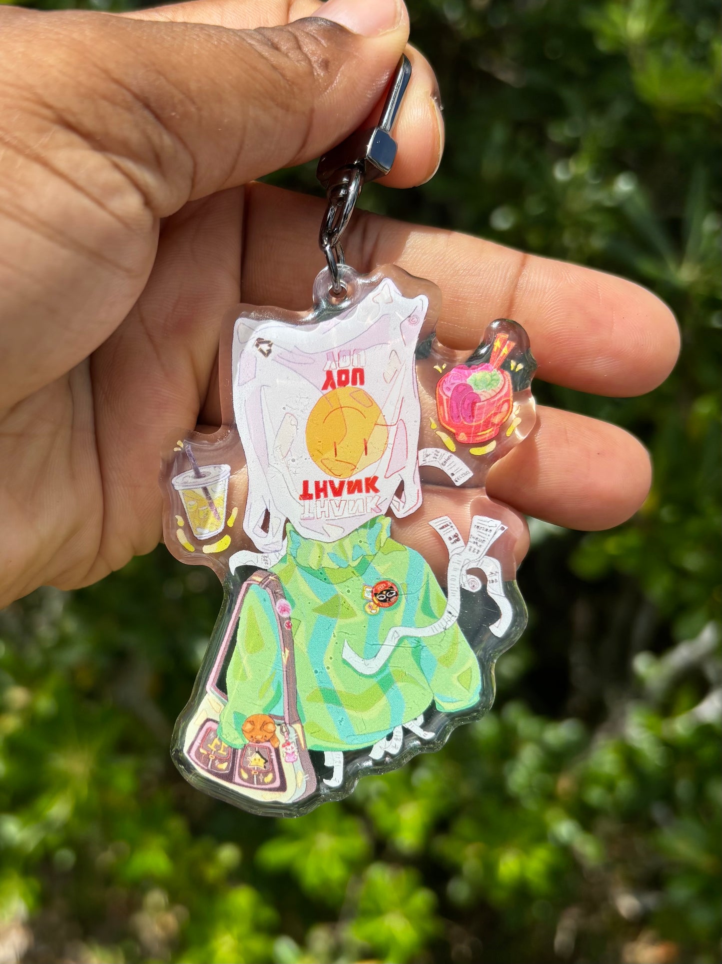 THANK YOU COME AGAIN KEYCHAIN!