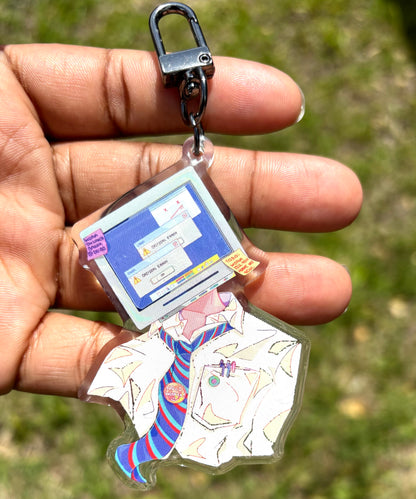 DEAD INSIDE C-GRADE KEYCHAIN
