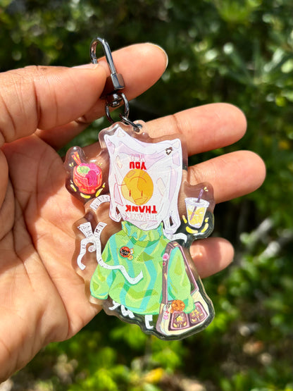 THANK YOU COME AGAIN KEYCHAIN!