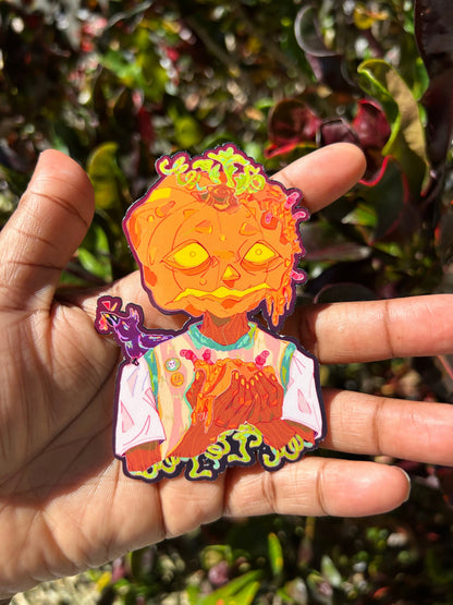 Pumpkin Gore-lore Sticker